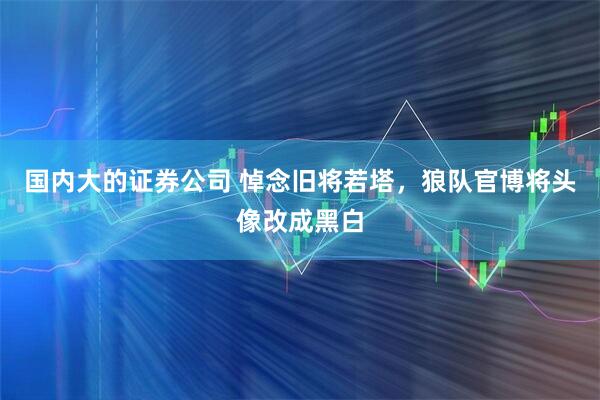 国内大的证券公司 悼念旧将若塔，狼队官博将头像改成黑白